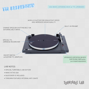 U-TURN Orbit Turntable Lab Edition + Audioengine A2+ Speaker Package